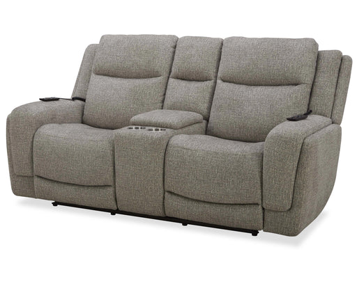 Parker Living Penfield - Frappe Zero Gravity Power Reclining Console Loveseat with Heat Massage and Speaker P3