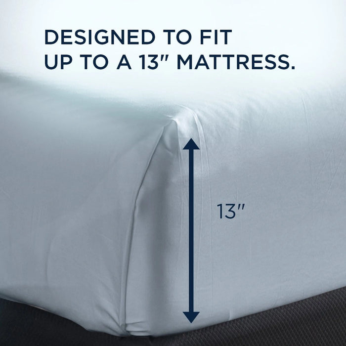 Tempur-Pedic Breeze Pillowcase Set - Sleepy Blue
