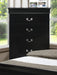 Crown Mark Furniture Louis Philip Drawer Chest in Black - All Brands Furniture (NJ)