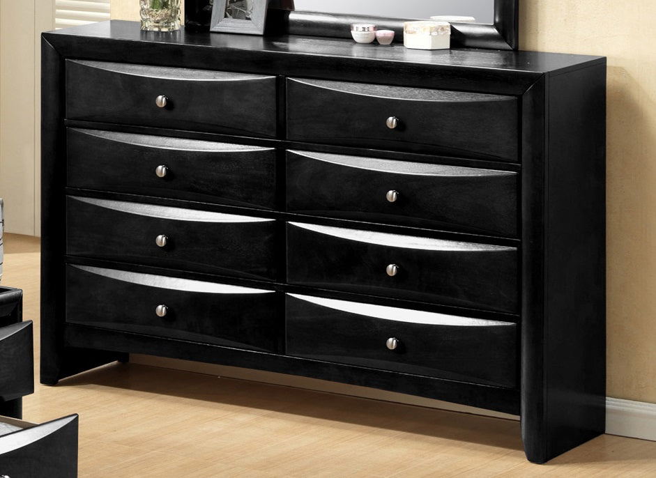 Crown Mark Furniture Emily Dresser in Black - All Brands Furniture (NJ)