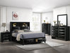 Crown Mark Furniture Fallon Queen Platform Bed with Storage in Black B4288-Q - All Brands Furniture (NJ)