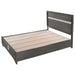Crown Mark Regata King Storage Bed in Grey - All Brands Furniture (NJ)