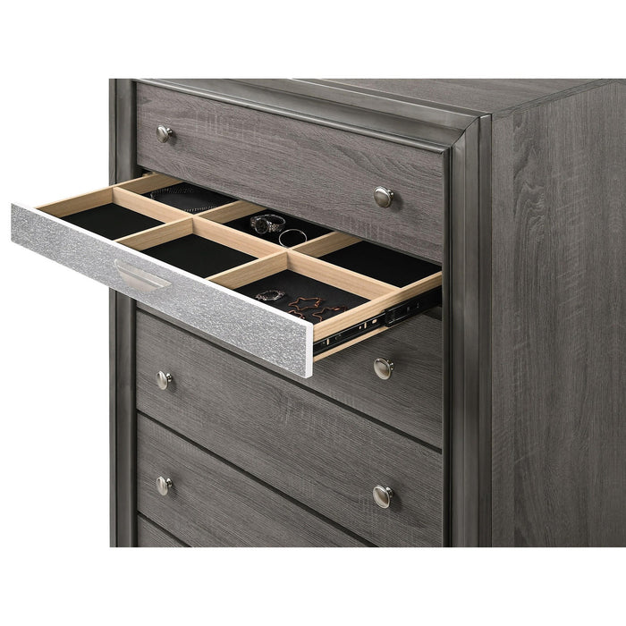 Crown Mark Regata Chest in Grey - All Brands Furniture (NJ)