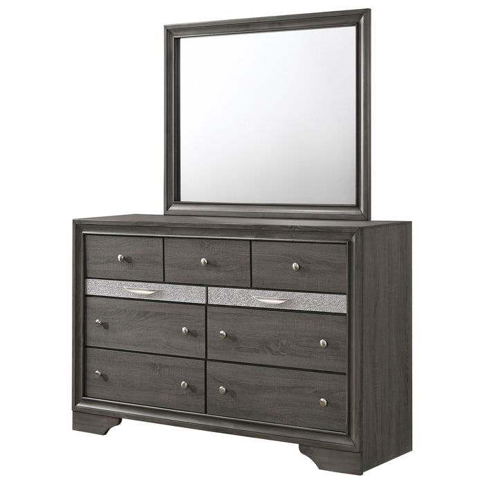 Crown Mark Regata Mirror in Grey - All Brands Furniture (NJ)