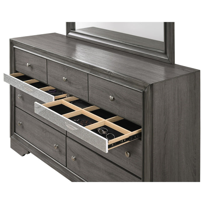 Crown Mark Regata Dresser in Grey - All Brands Furniture (NJ)
