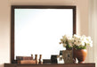 Crown Mark Furniture Evan Dresser Mirror in Warm Brown - All Brands Furniture (NJ)