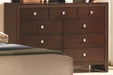 Crown Mark Furniture Evan Dresser in Warm Brown - All Brands Furniture (NJ)