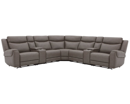 Parker Living Momentum 7 Piece Modular Power Reclining Sectional with Power Adjustable Headrests