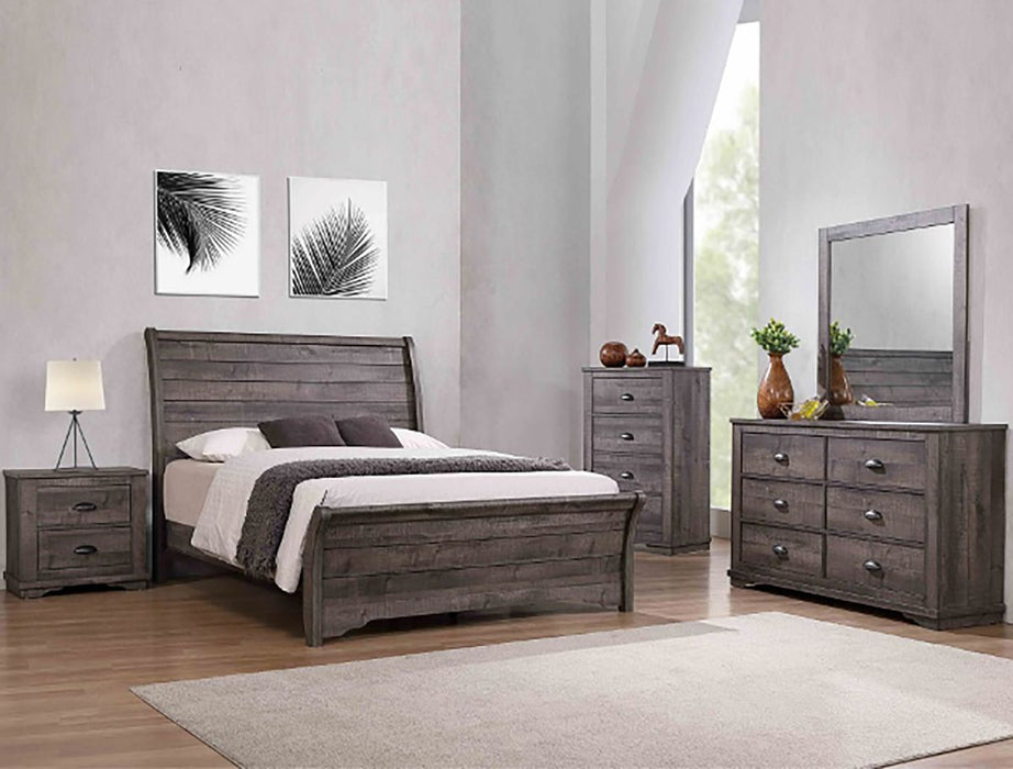Crown Mark Furniture Coralee 6 Drawer Dresser in Gray - All Brands Furniture (NJ)