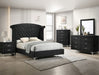 Crown Mark Furniture Lucinda 6 Drawer Dresser in Black - All Brands Furniture (NJ)