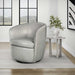 Parker Living Barolo 100% Italian Leather Swivel Club Chair