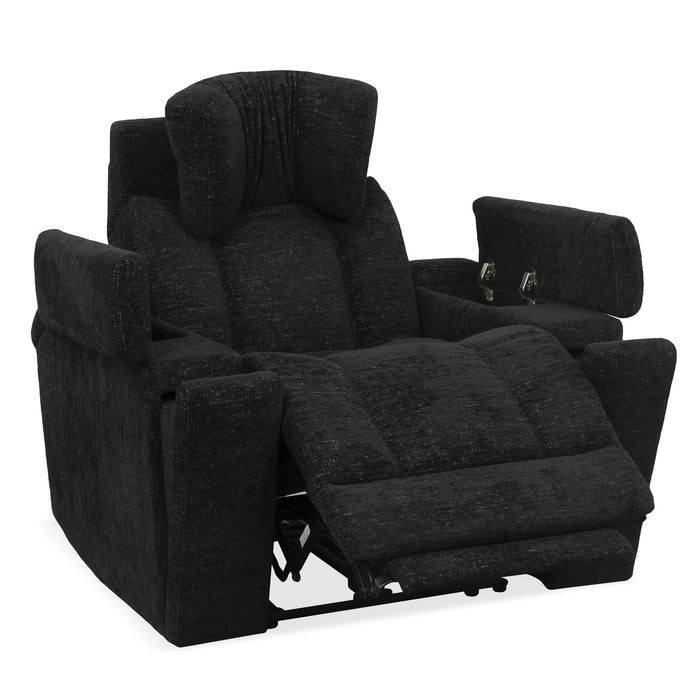 Parker Living Phoenix Zero Gravity Power 3 Seat Home Theater Seating with 2 Wedges and Immersive Audio