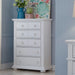Summer House 5 Drawer Chest in White image