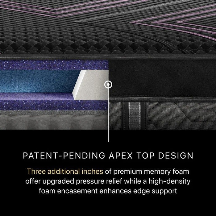 Beautyrest Black Hybrid 2024 Series 2 Medium Apex Top Mattress - Twin XL - All Brands Furniture (NJ)