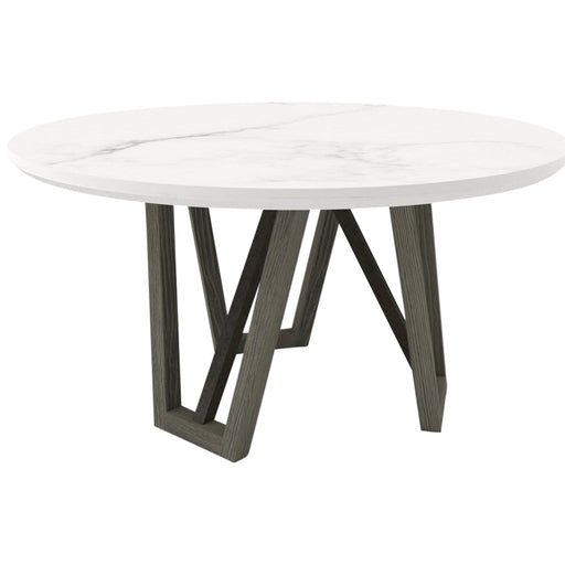 Parker House Pure Modern Dining 54 Inch Round Table with Wood Base