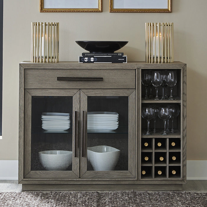 Parker House Pure Modern Dining Multi Functional Server with Bar Cabinet