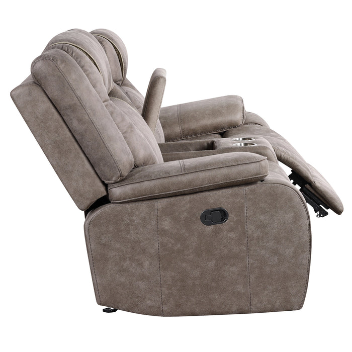 Parker Living Blake - Desert Taupe Reclining Console Loveseat