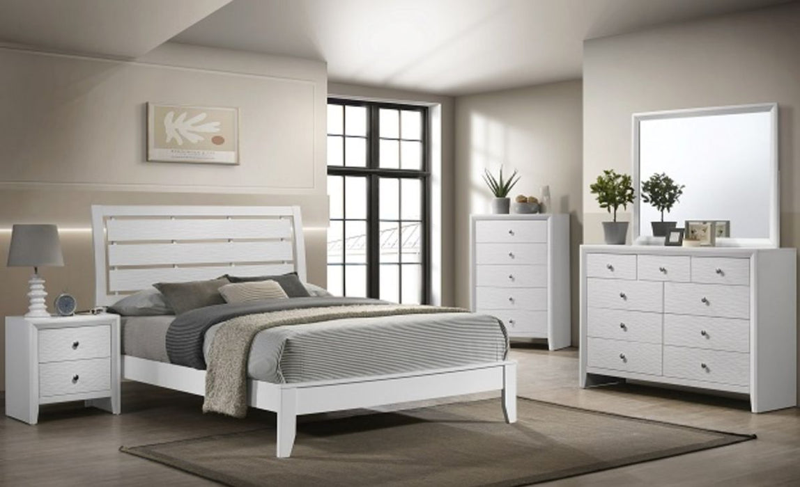 Crown Mark Furniture Evan Chest in White - All Brands Furniture (NJ)