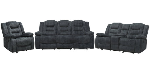 Parker Living Bolton - Misty Storm Manual Reclining Sofa Loveseat and Recliner