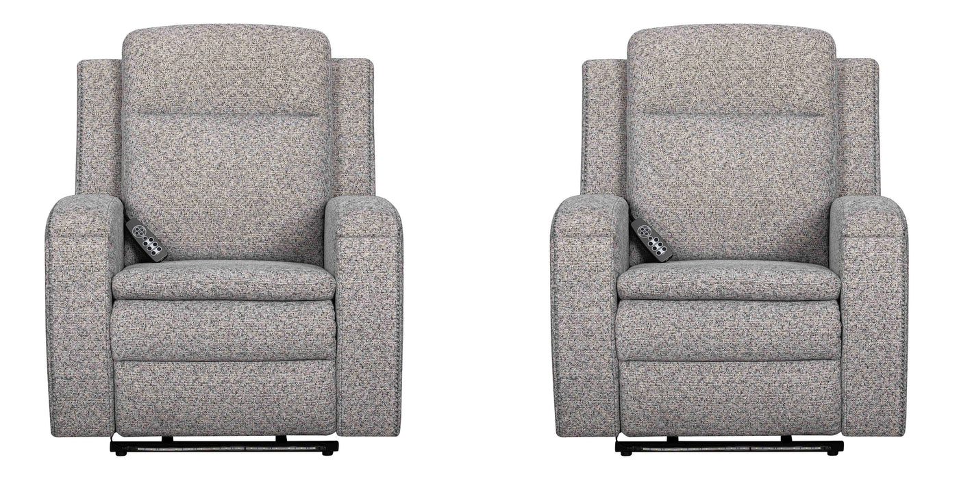 Parker Living Armstrong Power Recliner with Heat Massage and Auto-Glide Two Pack