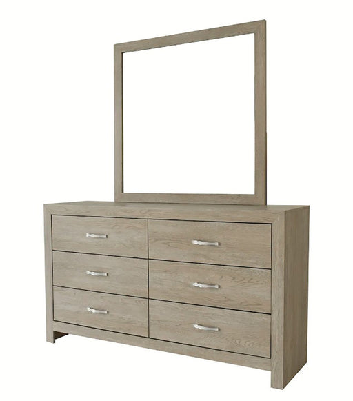 Crown Mark Furniture Jaylen Dresser Mirror in Gray - All Brands Furniture (NJ)