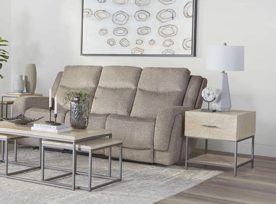 Parker Living Penfield - Frappe Power Reclining Sofa Loveseat and Recliner