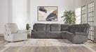 Parker Living Alpine - Airy Midnight 6 Piece Zero Gravity Power Reclining Sectional with Power Adjustable Headrests