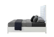 Alina White Bed with LED