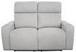 Parker House Orpheus Power Loveseat in Bisque