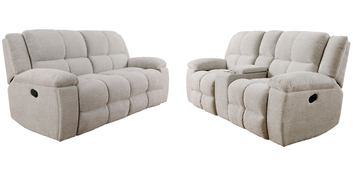Parker Living Buster Manual Reclining Sofa and Loveseat