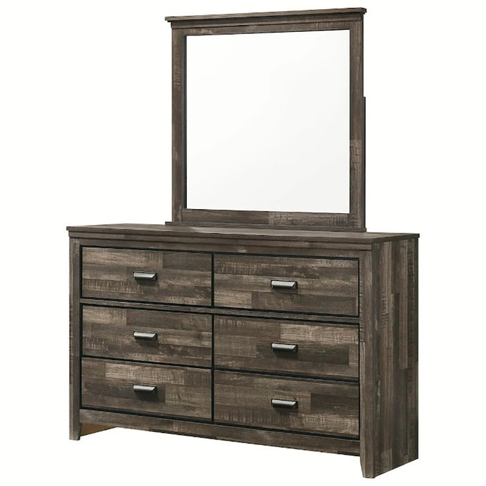 Crown Mark Furniture Carter Dresser Mirror in Brown - All Brands Furniture (NJ)
