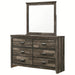 Crown Mark Furniture Carter Dresser Mirror in Brown - All Brands Furniture (NJ)