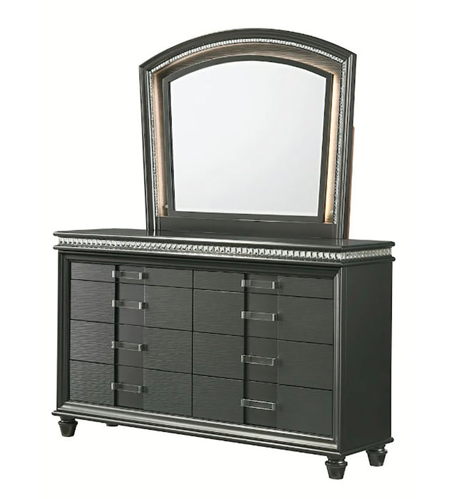Crown Mark Furniture Adira 8 Drawer Dresser in Silver - All Brands Furniture (NJ)