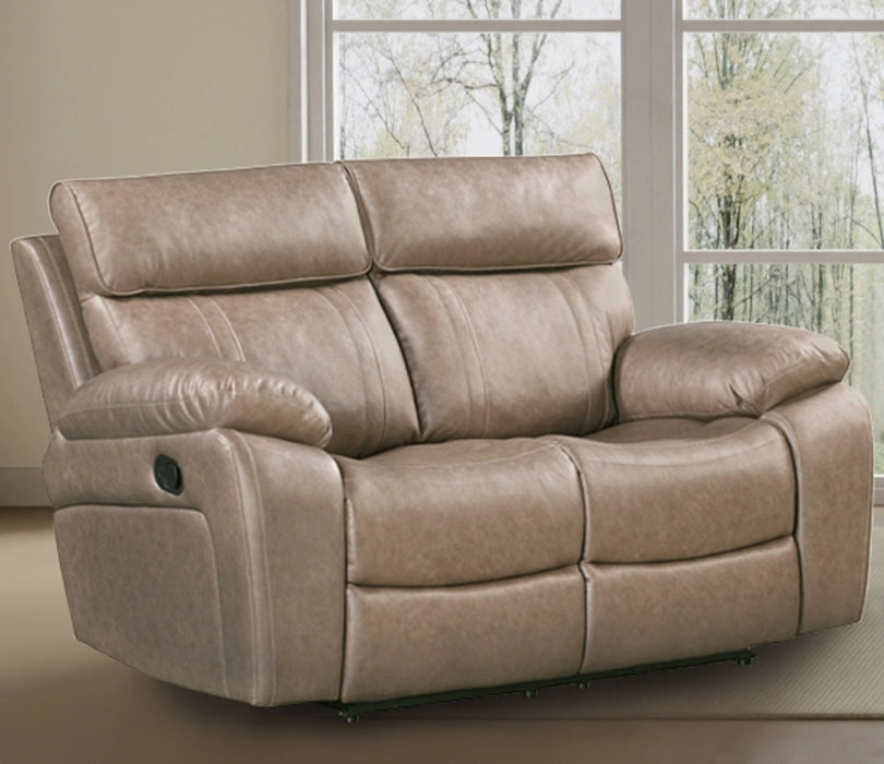 Parker Living Theon - Stokes Toffee Manual Reclining Sofa and Loveseat