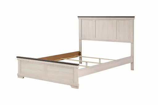 Crown Mark Furniture Leighton King Panel Bed in White B8180-K - All Brands Furniture (NJ)