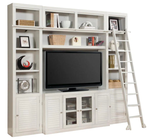 Parker House Boca 5-Piece Entertainment Wall in Cottage White