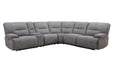 Parker Living Gladiator 6 Piece Modular Power Reclining Sectional with Power Adjustable Headrests
