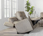 Parker Living Penfield - Frappe Zero Gravity Power Reclining Console Loveseat with Heat Massage and Speaker P3