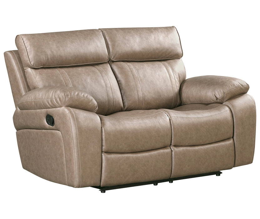 Parker Living Theon - Stokes Toffee Manual Reclining Sofa and Loveseat