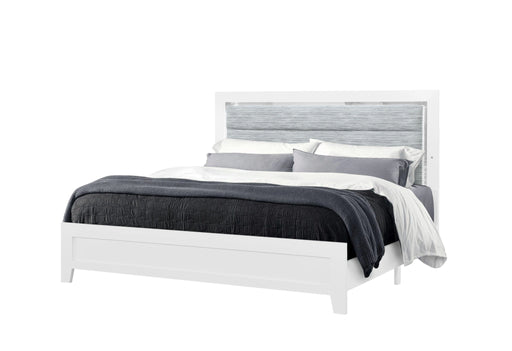 Luccia White Bed with LED