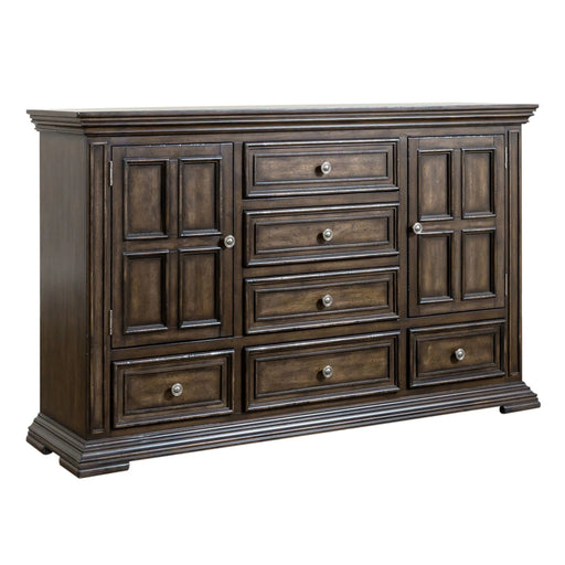 Big Valley 2 Door 6 Drawer Dresser image