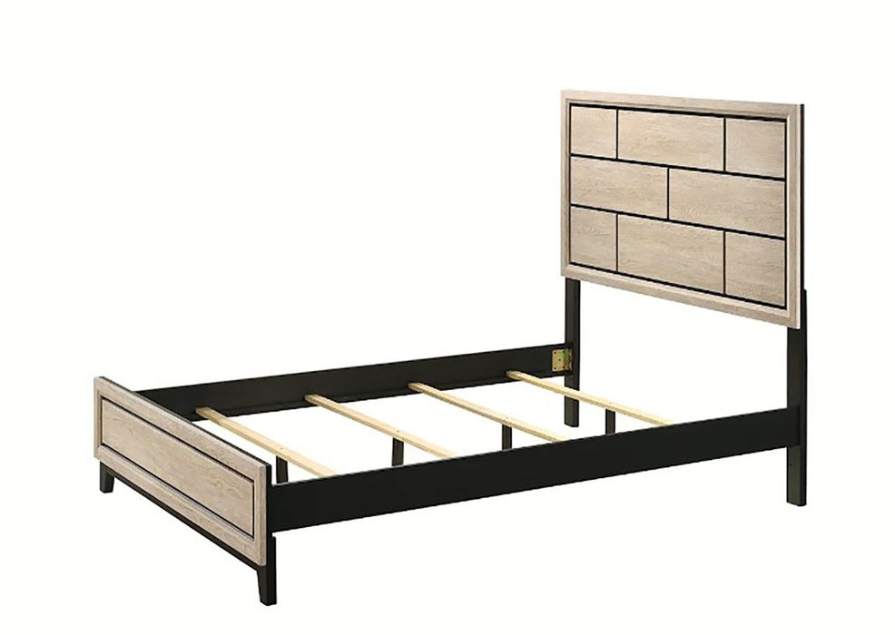 Crown Mark Furniture Akerson Full Panel Bed in Beige B4630-F - All Brands Furniture (NJ)