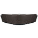 Parker Living Easton - Steamboat Brown 7 Piece Zero Gravity Power Reclining Sectional with Power Adjustable Headrests
