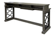 Parker House Sundance - Smokey Grey Cocktail Table with 2 End Tables and Console Table with 3 Stools