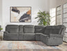 Parker Living Alpine - Airy Midnight 6 Piece Zero Gravity Power Reclining Sectional with Power Adjustable Headrests