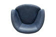 Parker Living Barolo 100% Italian Leather Swivel Club Chair