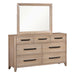 Parker House Breckenridge - Bedroom King Bed 2 Nightstands and Dresser with Mirror