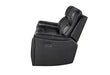 U8880 Black Leather Power Reclining Sofa