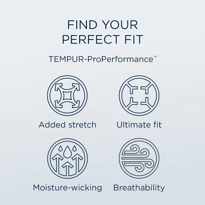 Tempur-Pedic ProPerformance Pillowcase Set - Graphite