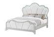 Aria Silver Bed with LED